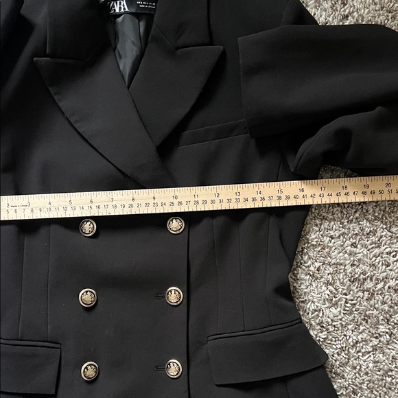 Like New! Zara Women's Lapel Collar Blazer Jacket in Size  S - Picture 11 of 15